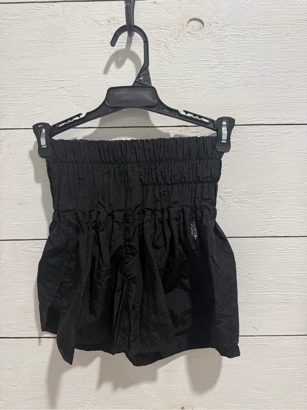 Free People black athletic shorts FP Movement The Way Home Shorts XS